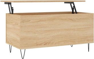 vidaXL Vidaxl - Coffee Table Sonoma Oak 90x44.5x45 cm Engineered Wood