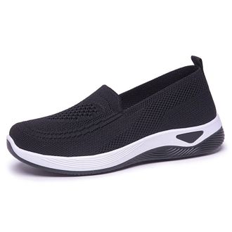 Generic Womens Running Trainers Women Orthopedic Casual Walking Shoes Breathable Soft Sole Slip On Shoes Lightweight Athletic Causal Wide Fit Walking Comforta