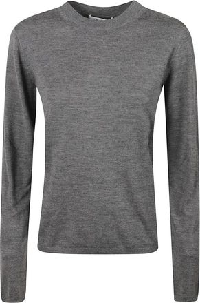 Max Mara Arsena Crewneck Sweater - Knitwear - Mujer - Gris - 3XS