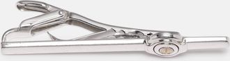 Dunhill Silver Tone Metal Tie Clip