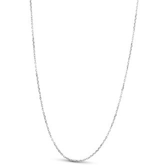 Pompeii3 14k White Gold 18 Chain With Lobster Clasp 1.6 grams