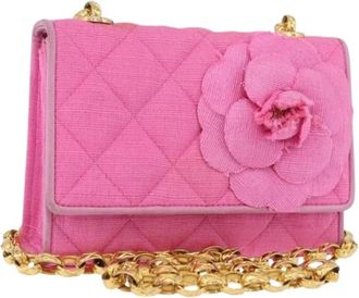 Chanel Pre-owned Vintage Mini Schoudertas - Dames - Vintage Mini Tas - Roze - ONE Size - Vintage