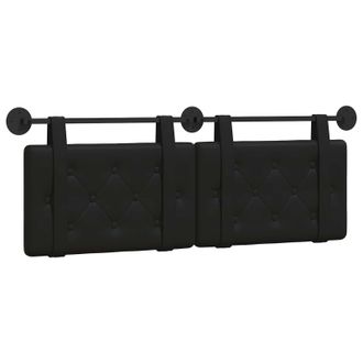 vidaXL Cabecero Colgante Negro Cuero Sint&eacute;tico Vidaxl