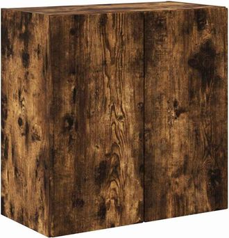 vidaXL TV Wall Cabinet Smoked Oak 59.5 x 31 x 60 cm Engineered Wood vidaXL