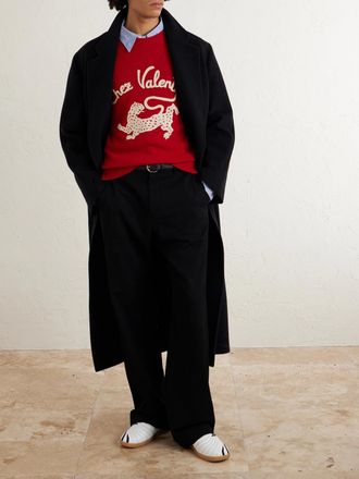 Valentino Garavani Embroidered Virgin Wool Sweater