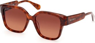 Max & Co. MO0075 52F Womens Sunglasses Tortoiseshell Size 55