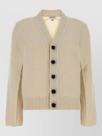 Bottega Veneta fine-knit wool cardigan