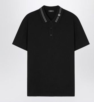 Versace Polo Shirt With Medusa Embroidery