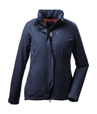 Killtec Outdoorjacke KILLTEC KOS 25 WMN JCKT, Damen, Gr. 36, blau (dunkelblau), Oberstoff: 100% Polyester, Futter: 100% Polyester, Jacken Outdoorjacke, Leicht