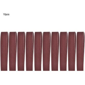 OEM Banda Abrasiva, Kit Surtido De 10 Bandas Abrasivas De &Oacute;xido De Aluminio, 760 X 25 Mm / 30 X 1 Pulgada, Juego De Bandas Abrasivas Para Lijar Y Pulir Ma