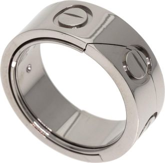 Cartier White Gold White Gold (18K) Band Ring (Pre-Owned)