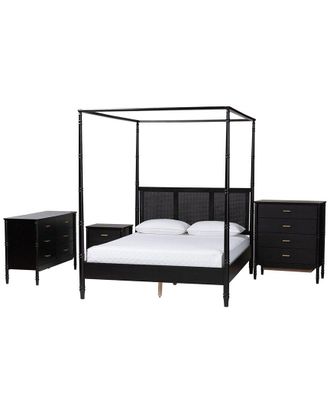 Baxton Studio Marisela 4Pc Bedroom Set