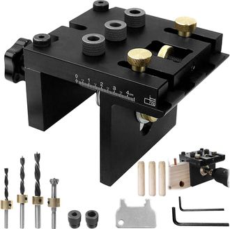OEM Juego De Plantillas De Perforaci&oacute;n 3 En 1, Para Tacos De Madera De 6/8/10/15 Mm, Perforaci&oacute;n Precisa, M&oacute;dulo Desmontable, Herramienta Auxiliar Para Ta