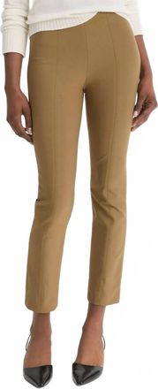 Vince High Waist Stitch Front Legging In Oak Wood