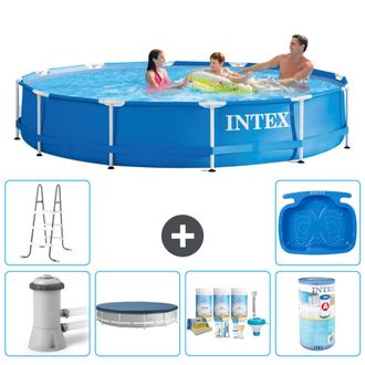 Intex Piscina Con Estructura Redonda - 366x76 Cm - 8-piezas S31727