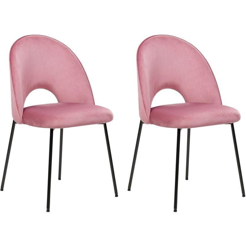 Poltroncina Da Bar WOLTU - Girevole Con Schienale, Velluto Rosa, Altezza Regolabile - Foto 11