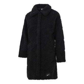 Nike (WMNS) Nike Polar Fleece Casual Coat Black DD5089-010