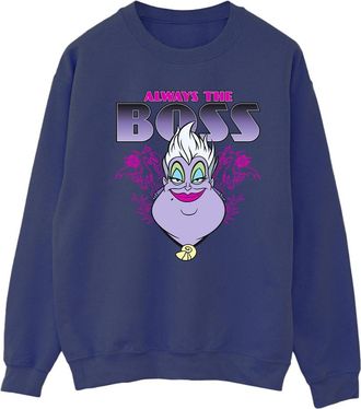Disney Dames/Dames De Kleine Zeemeermin Ursula Mama Is De Baas Sweatshirt (Marineblauw)