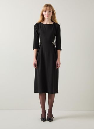 L.k. Bennett Halina Black Dress