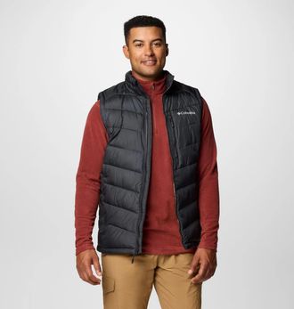 Columbia Labyrinth Loop II Vest Mens Black Insulated Full Zip Hiking JAX571