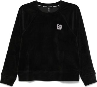 DKNY Felpa con strass - Nero