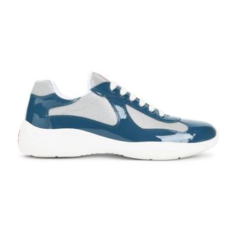 Prada Sneakers, male, Blue, Size: 8 1/2 US Americas Cup Sneakers