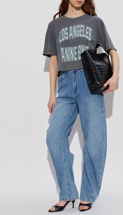 Anine Bing T-shirt Johnny, Womens, Grey