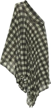 Norma Kamali Abito plissettato - Verde