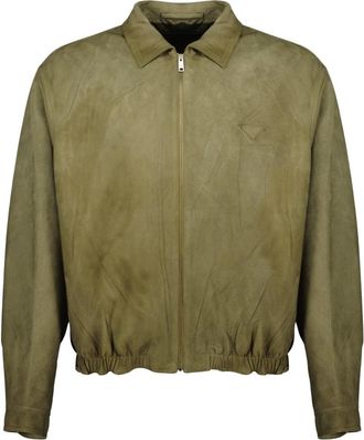 Prada Su&egrave;de Jas - Heren - Bomber jackets - Groen - L - Su&egrave;de - Jassen