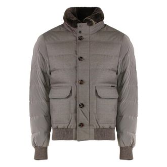 Moorer Winter Jackets, male, Beige, Size: XL Fantoni-OSL Jacket