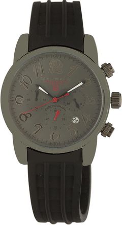 River Woods Mens Brown Watch - Silver - One Size