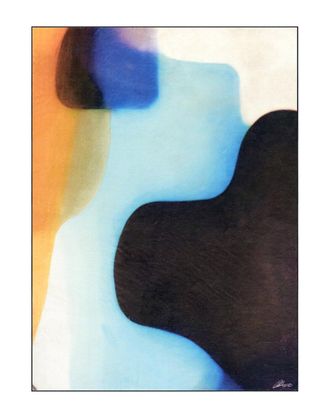 Empire Art Direct Interlocking V Hand Washable Abstract Art Area Rug