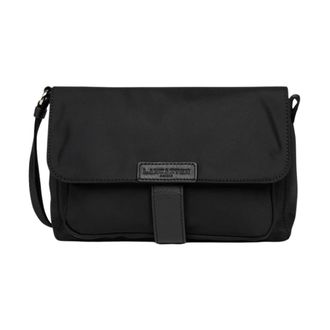 Lancaster Basic Sport Crossbody Tas - Dames - Tassen - Zwart - Maat: ONE Size Leer