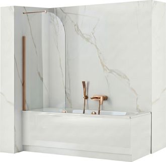 Rea Mampara De Ba&ntilde;o Rea Travis Brush Copper 80
