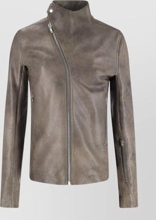 Rick Owens leather coat
