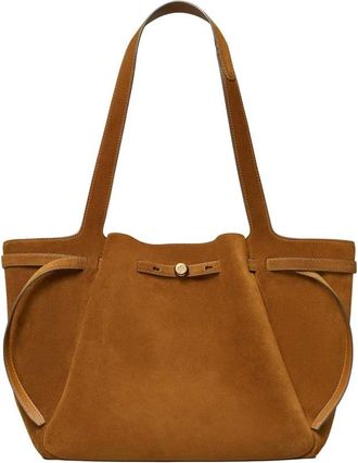 Tory Burch Romy Suede Tote - - Bags - Donna - Marrone - ONE SIZE