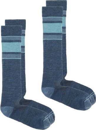 Rei Co-Op Powderbound Lightweight Snow Socks - 2 Pairs Blue M