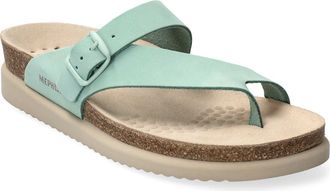 Mephisto Helen Toe Loop Sandal in Light Grass at Nordstrom, Size 11