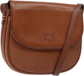 Burberry Pre-owned Cross Body Bags, female, Brown, Size: ONE SIZE Pre-owned Vintage Shoulder Bag