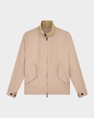 Emporio Armani Men & apos;s Corduroy-Collar Jacket