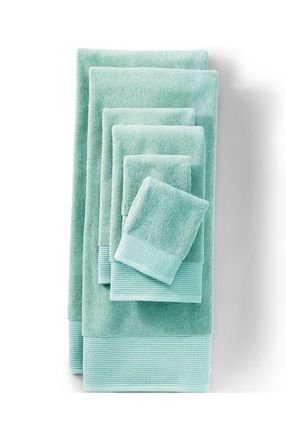 Lands End Premium Supima Cotton Towel in Aqua Breeze at Nordstrom