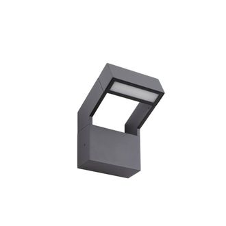 Arcchio L&aacute;mpara de pared exterior de metal gris