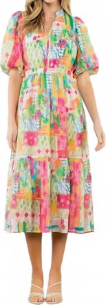 THML Clothing Sun Dance Dress In Multi