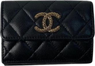 Chanel Pre-owned Wallets, female, Black, Size: ONE SIZE Pre-owned Wallet