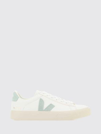 Veja Campo Low Top Sneakers in Chromefree Leather with Contrast Logo