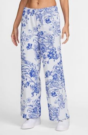 Nike Sportswear Collection Jacquard Track Pants in White/Hyper Royal/Black at Nordstrom Rack, Size X-Large