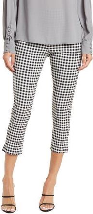 Patrizia Luca High Waist Capri in Black Check at Nordstrom Rack, Size X-Small