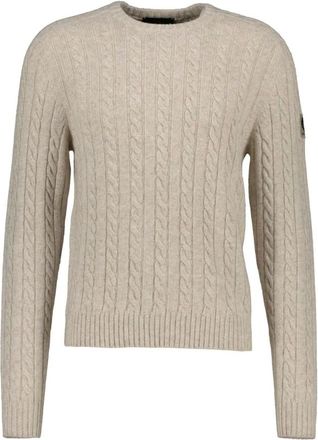 Belstaff Truien & Vesten, Heren, Beige, XL, Trui met ronde hals