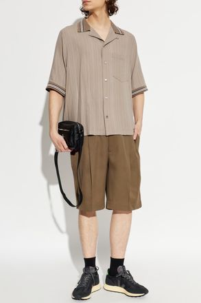 Golden Goose Cotton Shorts, Mens, Brown