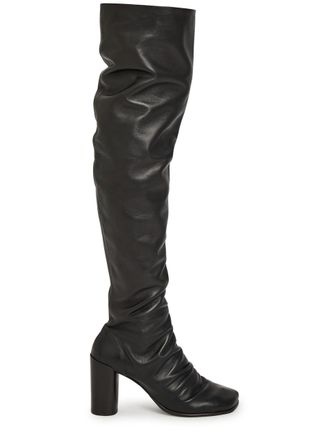 Christophe Lemaire 80 Leather Over-the-knee Boots - Brown - 37 (IT37 / UK4)